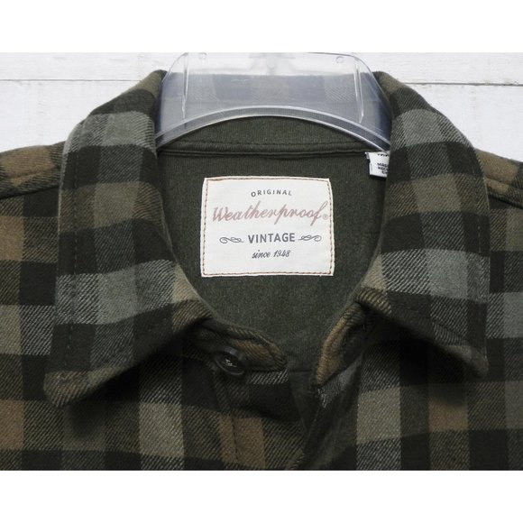 Weatherproof Vintage Mens Fleece Lined Shirt Jacket • Green • Sz M • NWT - Picture 7 of 12